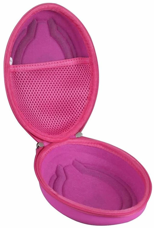 Alt view image 3 of 6 - Hard Travel Case for LilGadgets Connect+ Pro Kids Headphones Wired (Pink)