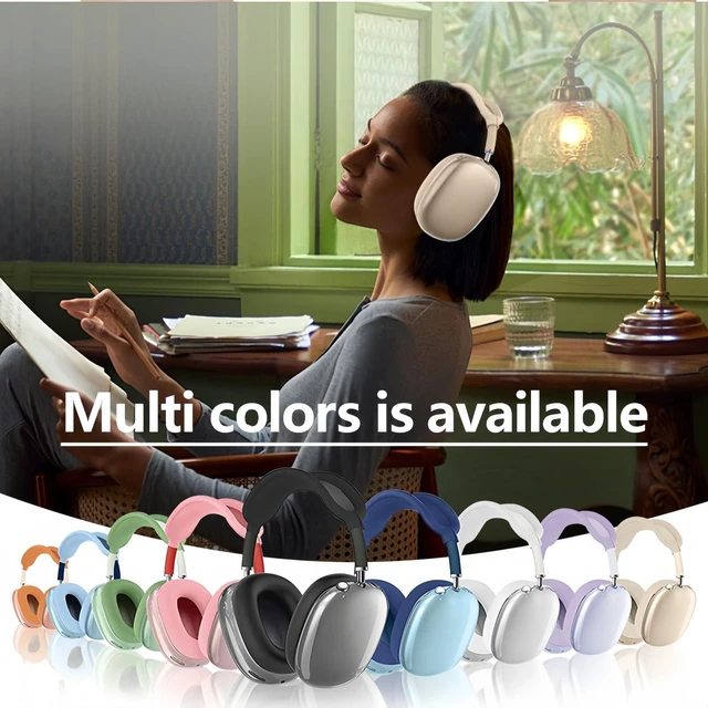 Alt view image 5 of 7 - Case Cover Compatible with AirPods Max 2/1 (2026/2024/2022), Ear Pad/Ear Cups/Headband Cover for AirPod Max (H2/USB-C/Lightning), Silicone Headphones Accessories Protector for Apple AirPods Max