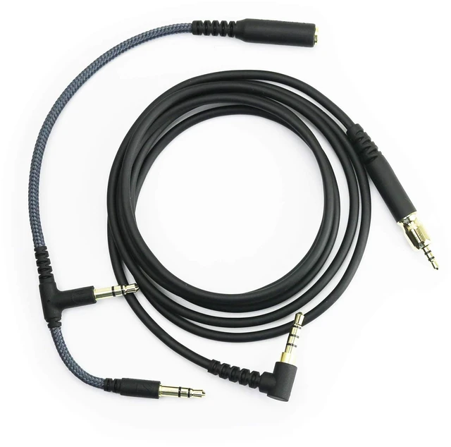 Main image of Replacement Audio Cable Compatible with Sennheiser Game Zero, Game ONE, PC373D, PC37X, GSP350, GSP500, GSP600 Gaming Headsets 1.2m/4ft