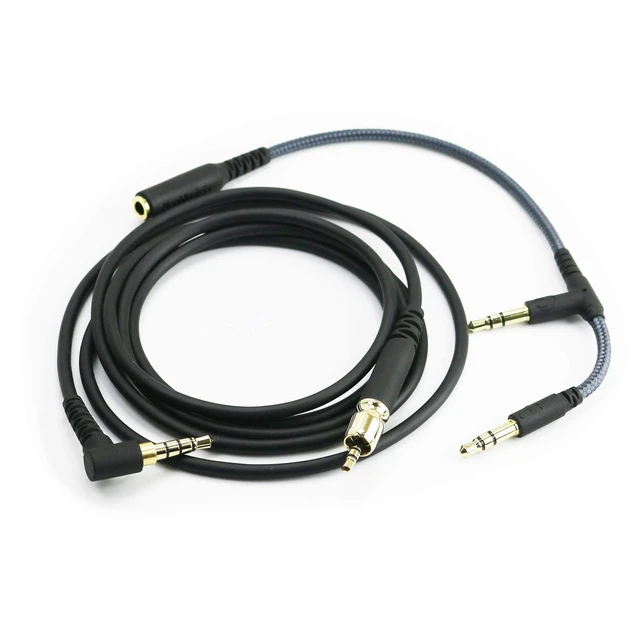 Alt view image 2 of 7 - Replacement Audio Cable Compatible with Sennheiser Game Zero, Game ONE, PC373D, PC37X, GSP350, GSP500, GSP600 Gaming Headsets 1.2m/4ft