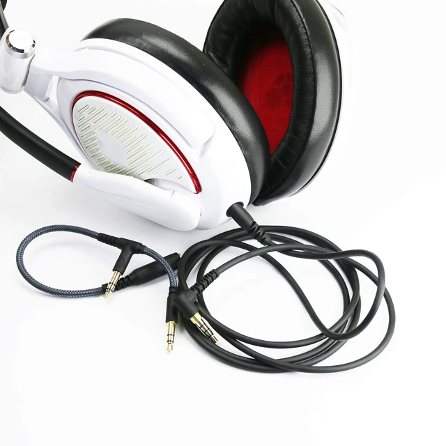 Alt view image 7 of 7 - Replacement Audio Cable Compatible with Sennheiser Game Zero, Game ONE, PC373D, PC37X, GSP350, GSP500, GSP600 Gaming Headsets 1.2m/4ft