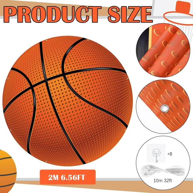 Alt view image 2 of 7 - Party Decorations, Large Backdrop Banner Party Backdrop Banner with String, Birthday Decoration, Team Celebrations, Sports Themed Photo Background