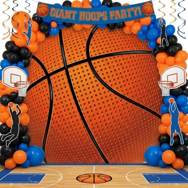 Alt view image 3 of 7 - Party Decorations, Large Backdrop Banner Party Backdrop Banner with String, Birthday Decoration, Team Celebrations, Sports Themed Photo Background