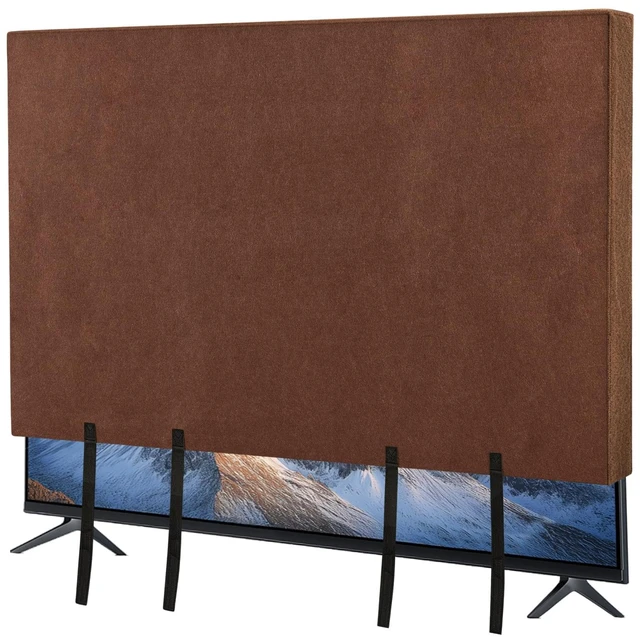 Main image of TV Cover for Moving & Packing 50"-55" Felt Flat Screens TV Wrap Protector Anti-Scratch TV Dust Cover for TV Packing Boxes Protection TV Moving Home Renovation Pet Scratch or Other Furniture, Straps