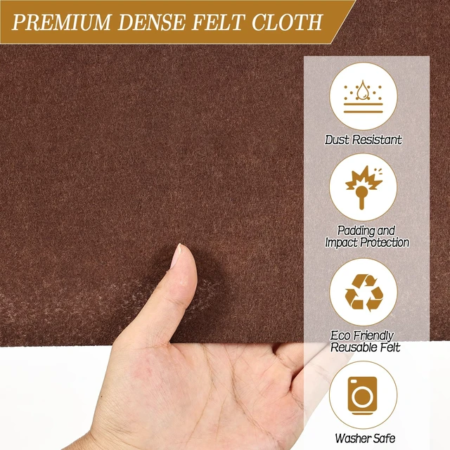 Alt view image 3 of 7 - TV Cover for Moving & Packing 50"-55" Felt Flat Screens TV Wrap Protector Anti-Scratch TV Dust Cover for TV Packing Boxes Protection TV Moving Home Renovation Pet Scratch or Other Furniture, Straps