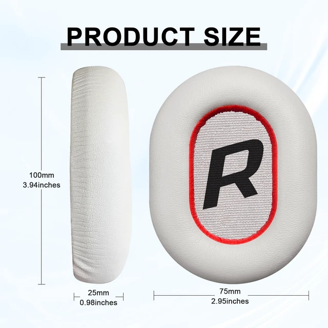 Alt view image 2 of 7 - Replacement Earpads for Plantronics BackBeat Pro 2, Voyager 8200 UC Headphones, Ear Cushions Headset Earpads Ear Cups Cover Repair Parts (Gold)