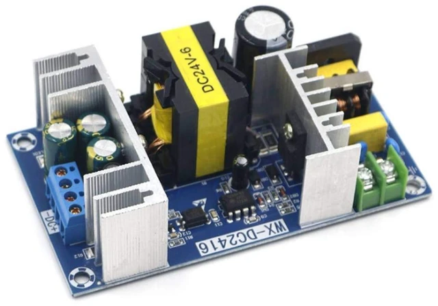 Alt view image 2 of 6 - AC-DC Buck Converter AC 100-240V to DC 24V 6A Step-Down Converter Module 150W Isolation Switching Power Supply Module SMPS Power Converter (24V 6A 150W)