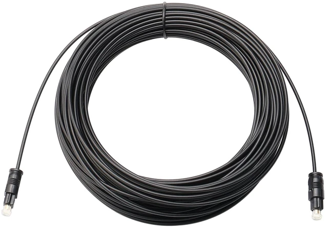 Main image of 25M Black Digital Fiber Optical Audio SPDIF TosLink Cable