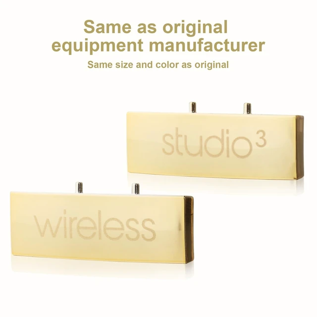 Alt view image 2 of 7 - Studio 3 Hinge Headband Connector Replacement Metal Repair Parts Compatible with Beats Studio 3.0 Wireless Over-Ear Headphones Repair Kit (Gold)