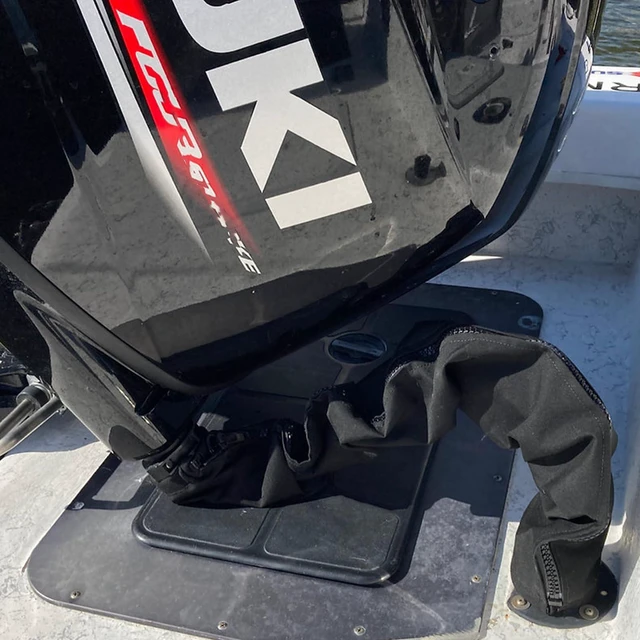Alt view image 6 of 6 - 48" Boat Zippered Rigging Sleeve, Trolling Motor Cable Sleeve Wire Cable Protection for Cover Wire and Extension Cords, Organized Cable Management