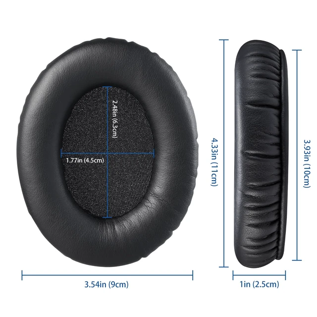 Alt view image 4 of 7 - Premium Replacement Cloud 3 Pads Cushion Compatible with Kingston HyperX Cloud 3 Alpha Cloud 2 Wireless Flight Stinger 2 headsets. Premium Protein Leather High-Density Foam