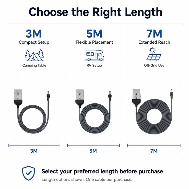Alt view image 6 of 7 - Anderson Plug Power Cable Compatible with Starlink Mini, 16AWG DC Power Cord for Portable Power Station, RV, Camping and Off-Grid Setup, 3M/5M/7M (9.8FT)