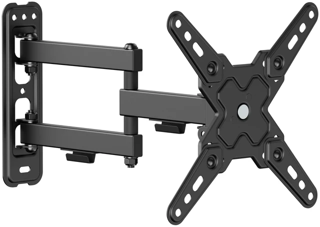 Main image of PL-223 Landscape to Portrait Vertical Rotation Full Motion TV Monitor Wall Bracket Articulating Arms Swivel Tilt for Most 13" to 43" Flat Screen TV Max VESA 200x200mm Up to 44lbs