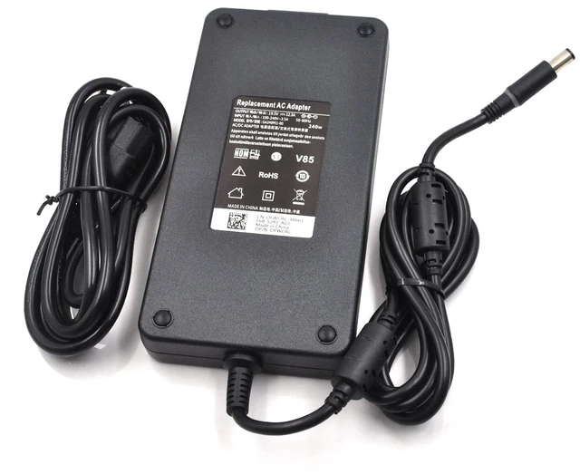 Main image of 240W 180W 19.5V 12.3A AC Laptop Charger for Dell G3 G5 G7 Alienware M17 M15 Compatible with Dell Alienware 13 15 17 R1 R2 R3 R4 R5 M11X M14X M17X M18X, Precision 7710 7730 7540 7520 M6500 M6600