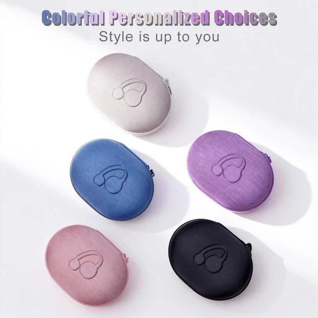 Alt view image 5 of 6 - Hard Case for Beats Studio Pro/Solo 4 3 2 / Studio 3 Wireless Noise Cancelling Headphones, Cream