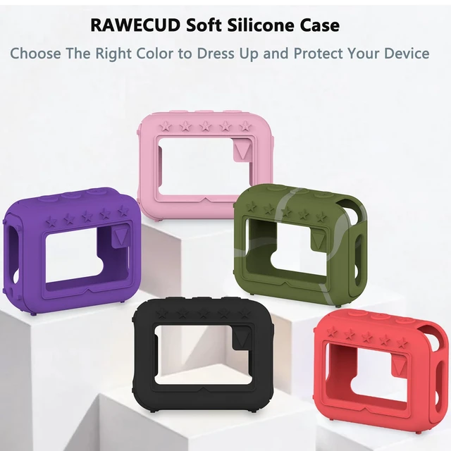 Alt view image 7 of 7 - Protective Case for JBL Go 4 Portable Bluetooth Speaker Accessories Hard Carrier and Silicone Cover for Go 4 Speaker, Shockproof Anti-Scratch Cases with Carabiner (BlackCases)