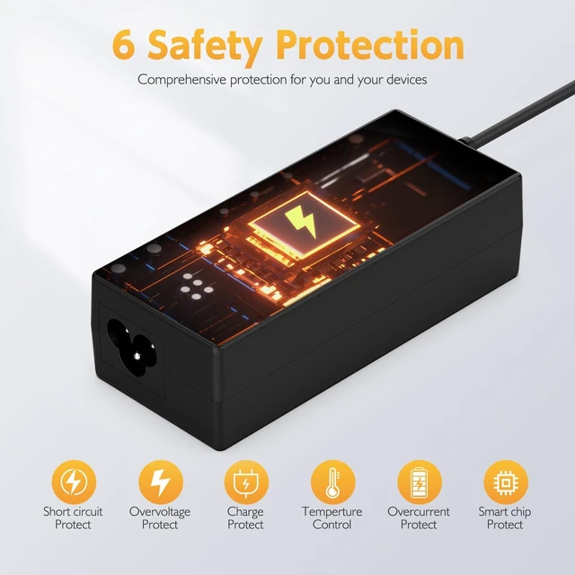 Alt view image 6 of 7 - 65W Charger Compatible with Lenovo ADLX65CCGU2A, ADLX65CDGU2A, ADLX65CLGU2A, ADLX65CLGK2A, ADLX65CLGI2A, ADLX65CLGE2A, ADLX65CLGC2A, ADLX65CLGA2A, ADLX65CDGI2A, ADLX65CDGE2A Laptop