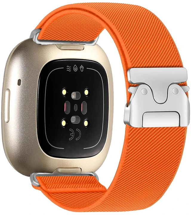 Main image of Nylon Bands Compatible with Fitbit Versa 3/4 /Sense/Sense 2, Adjustable Sport Replacement Straps for Women Men
