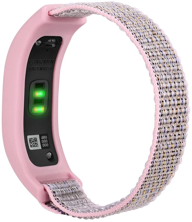 Main image of Sport Mesh Nylon Bands Compatible with Garmin Vivosmart 3/4 tracker Replacement Bands with Case