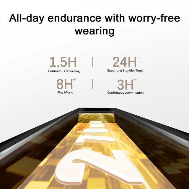 Alt view image 5 of 7 - AI Smart Glasses with Camera,800W HD Camera Glasses,1080P Anti-shake Video Recording Glasses,Real Time Translation,AI Assistant,Open-Ear Audio for Travel Meeting&Vlogging