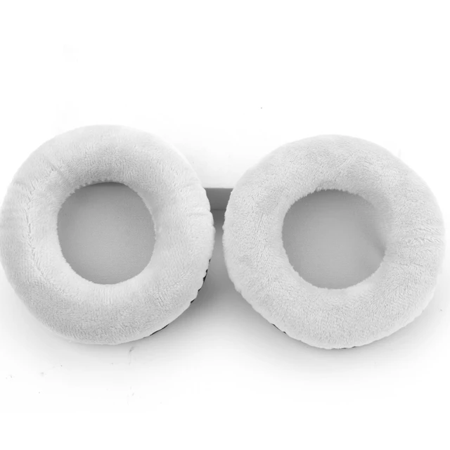 Alt view image 7 of 7 - Velour Ear Pads 100 mm Universal Replacement Ear Pads Cushions Suitable Many Large Headphones Round Memory Foam Earpads Compatible with Beyerdynamic, Sennheiser, AKG, ATH, Sony & More (Gray)