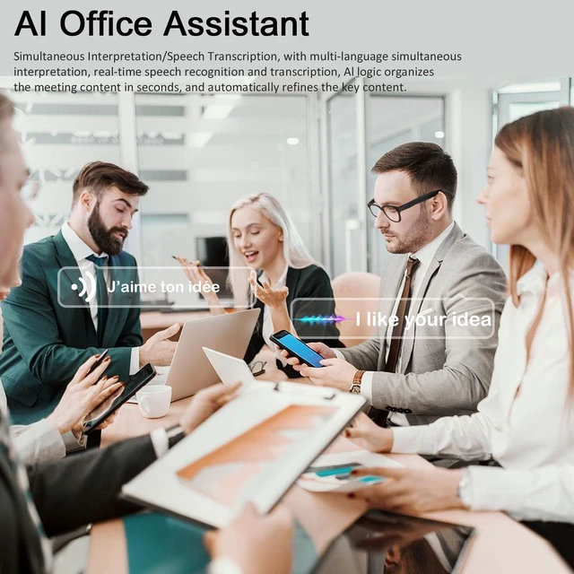 Alt view image 6 of 7 - AI Smart Glasses with Camera,800W HD Camera Glasses,1080P Anti-shake Video Recording Glasses,Real Time Translation,AI Assistant,Open-Ear Audio for Travel Meeting&Vlogging