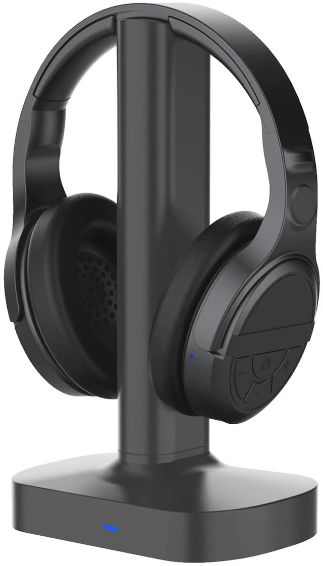 Main image of Wireless Headphones for TV Watching, 30 Hrs Playtime Digital Optical RCA AUX 3.5 MM Transmitter Charging Dock, Over Ear Headset for Seniors, Plug and Play