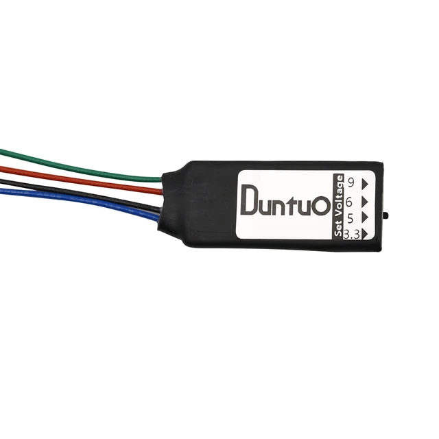Alt view image 3 of 3 - Adjustable DC Step-Down Converter 12V to 3.3V/5V/6V/9V Voltage Adapter 4 Selectable Voltage Outputs; Hard Wired Voltage Regulator for Dash Cam, Backup Camera, Car Radio, and CB