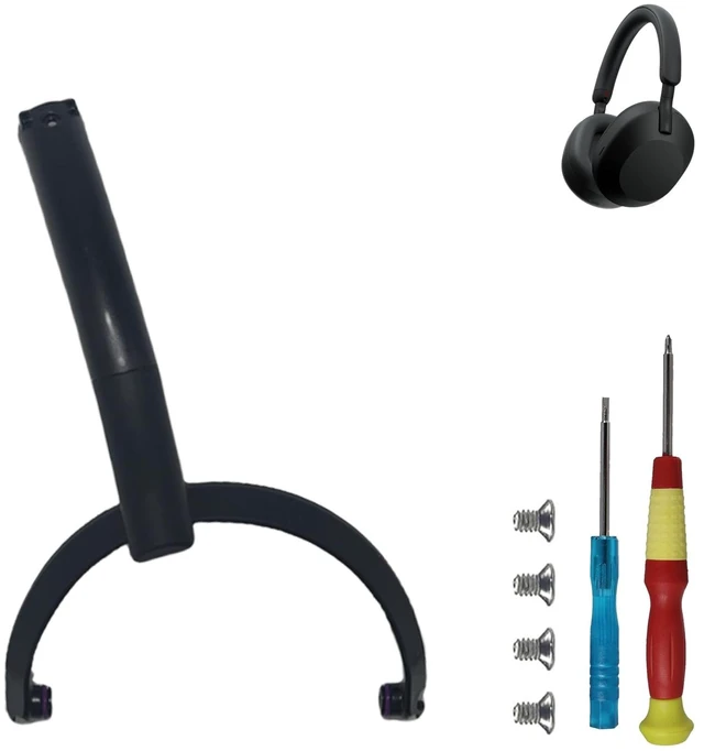 Main image of Swivel Hinge Repair Kit for Sony WH-1000XM5 Headphone,Black-Left Durable Replacement Headband Hanger Bracket Parts Accessories,As Same As The OEM,for Professionals/People Who Like Challenges
