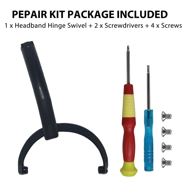 Alt view image 6 of 7 - Swivel Hinge Repair Kit for Sony WH-1000XM5 Headphone,Black-Left Durable Replacement Headband Hanger Bracket Parts Accessories,As Same As The OEM,for Professionals/People Who Like Challenges