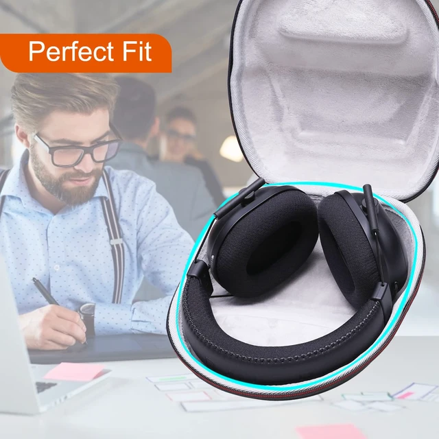 Alt view image 3 of 7 - LLTGEM EVA Hard Case for Razer BlackShark V2 X / V2 Pro Gaming Headset Fits Razer BlackShark V2 X/V3 X/V3/V2 Pro/V3 Pro & Razer Barracuda X Wireless Gaming Headset Headphone, Case Only