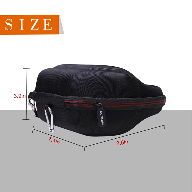 Alt view image 6 of 7 - LLTGEM EVA Hard Case for Razer BlackShark V2 X / V2 Pro Gaming Headset Fits Razer BlackShark V2 X/V3 X/V3/V2 Pro/V3 Pro & Razer Barracuda X Wireless Gaming Headset Headphone, Case Only