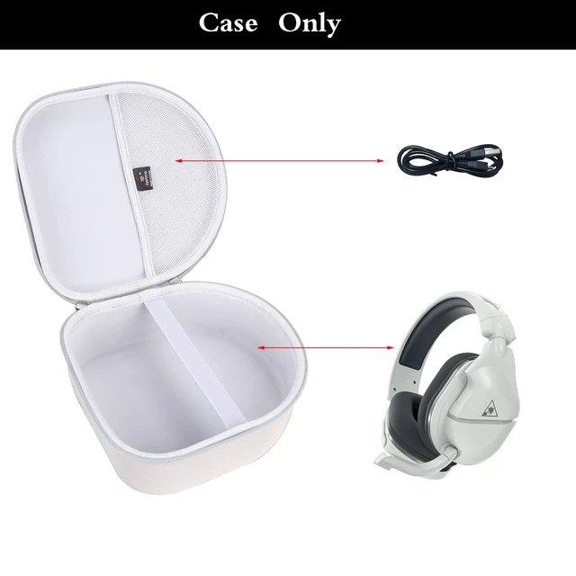 Alt view image 2 of 7 - Portable Case Compatible with Turtle Beach Stealth 600/700 Gen 3/700 Gen 2 MAX Wireless Multiplatform Amplified Gaming Headset and Accessories, Grey