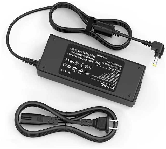 Main image of 90W Laptop Charger Compatible with Toshiba Satellite C655 C655D C675 C850 C855 C855D C875 C50 C55 C55D C55DT C55T C75 C75D L50 L55 L55D L75 L305; Portege Z30 Z30T Z930 Z830 Power Supply Cord