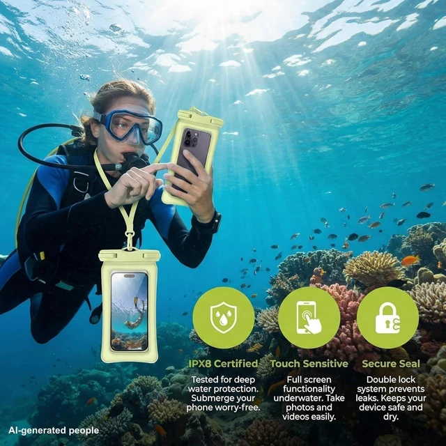 Alt view image 7 of 7 - 2026 All in One Cruise Essentials Kit Non Surge Power Strip Travel Set Cruise line safety approved, magnetic hooks, waterproof phone pouch, lanyards luggage tags towel bands cabin organizer