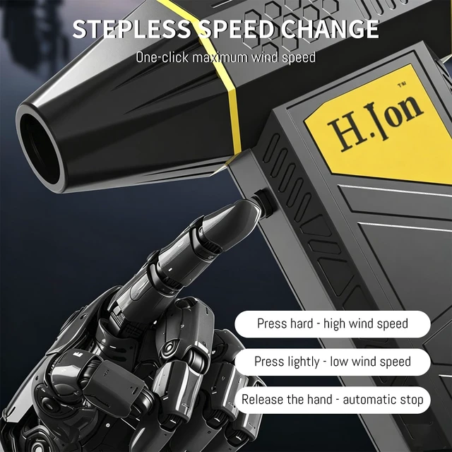 Alt view image 5 of 7 - Compressed Air Duster, 130000RPM Electric Air Duster,Cordless Air Blower with 2-Gear Turbo Fan, Canned Air Alternative for Keyboard, PC, Computer, Car, Home & Outdoor Camping Use 8000mAh