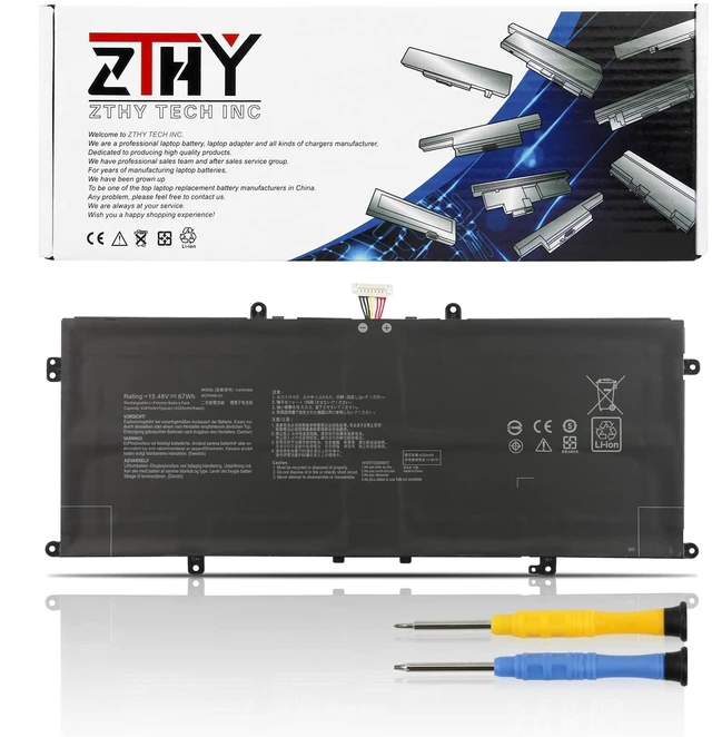 Main image of 67Wh C41N1904 Battery for Asus Zenbook Flip 14 UX425 UX425EA UX425JA UX363 UM425IA UM425UAZ Flip 13 UX363EA UX363JA UX325 UX325EA UX325JA BX325 VivoBook S14 S435 S435E S435EA UX371 C41N1904-1 15.48V