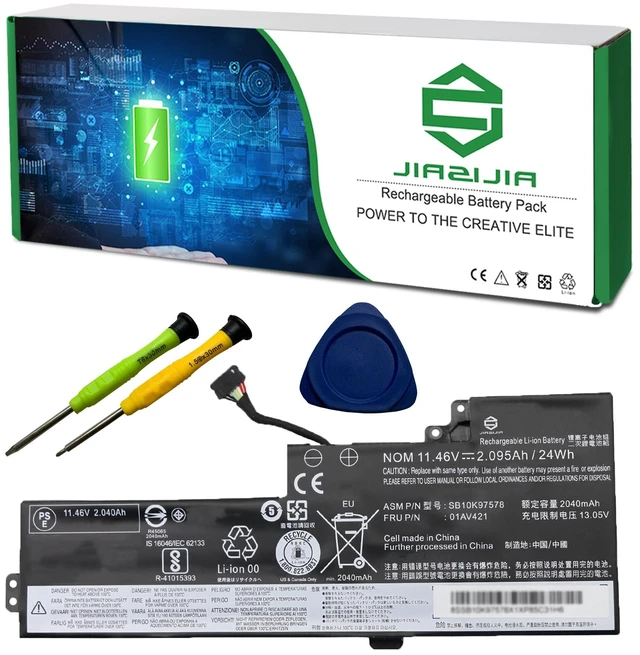 Main image of 01AV421 SB10K97578 Laptop Battery Replacement for Lenovo ThinkPad T470 T480 A475 A485 TP25 Series Notebook 01AV419 01AV420 01AV489 SB10K97576 SB10K97577 11.46V 24Wh 2095mAh