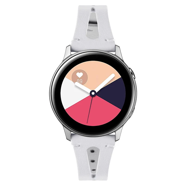 Alt view image 4 of 7 - Slim Vintage Leather Strap Replacement for Quican ID208 Plus 1.8 Inches Smart Watch