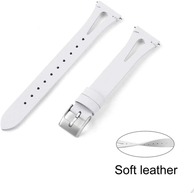 Alt view image 6 of 7 - Slim Vintage Leather Strap Replacement for Quican ID208 Plus 1.8 Inches Smart Watch