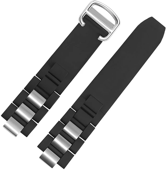 Main image of Rubber Strap Band Replacement For Cartier Must 21 Chronoscaph
