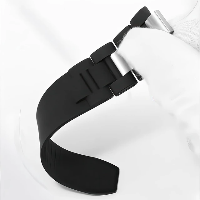 Alt view image 3 of 5 - Rubber Strap Band Replacement For Cartier Must 21 Chronoscaph