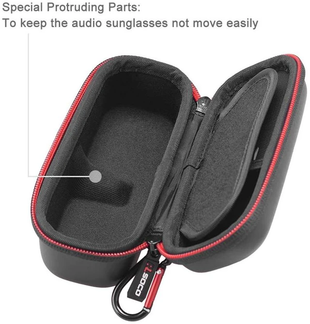 Alt view image 2 of 7 - Carrying Case for Bose Frames Audio Sunglasses: Frames Soprano/Frames Tenor/Frames Alto/Frames Rondo Smart Glasses, Bluetooth Audio SunglassesNOT for Frames Tempo