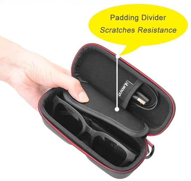 Alt view image 5 of 7 - Carrying Case for Bose Frames Audio Sunglasses: Frames Soprano/Frames Tenor/Frames Alto/Frames Rondo Smart Glasses, Bluetooth Audio SunglassesNOT for Frames Tempo