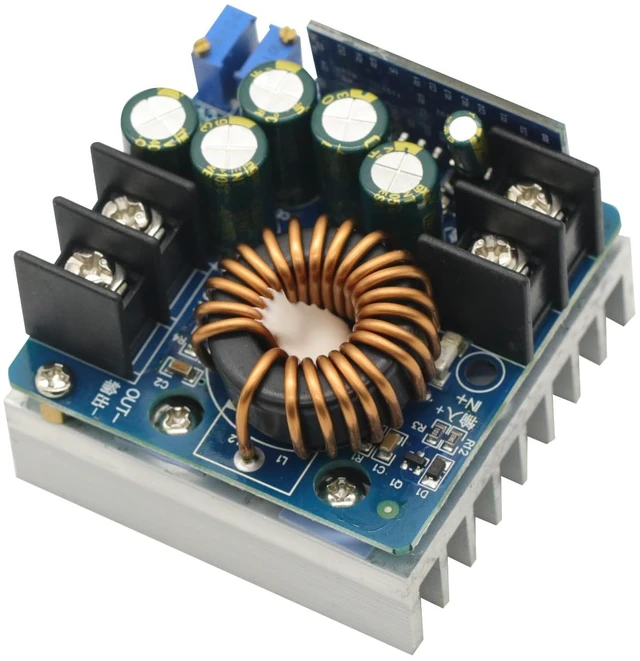 Main image of DC-DC 400W High-Power Step Down Buck Converter, 10-60V Input, 0-45V Output, 0.2-15A Constant Current, 280W Max Power, 92%-96% Efficiency, Input Undervoltage Protection