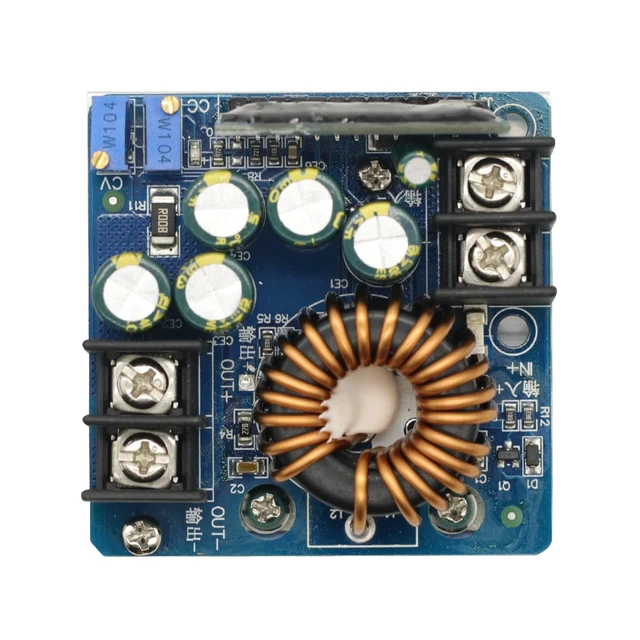 Alt view image 5 of 6 - DC-DC 400W High-Power Step Down Buck Converter, 10-60V Input, 0-45V Output, 0.2-15A Constant Current, 280W Max Power, 92%-96% Efficiency, Input Undervoltage Protection