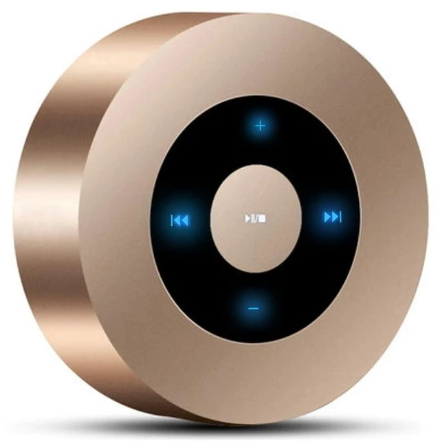 Main image of Smart LED Touch Play Bluetooth Speaker Portable Wireless Speakers with HD Sound / 12-Hour Playtime/Bluetooth 5.0 / Micro SD Support, for iPhone/ipad/Samsung/Tablet/Laptop/Notebook (Gold)