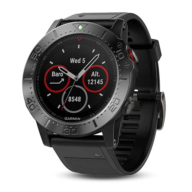 Alt view image 2 of 4 - Stainless Steel Bezel Ring Compatiable with Garmin Fenix 5X Watch Bezel Ring Adhesive Cover Anti Scratch & Collision Protector for Garmin Watch Accessory (Black - Not Fit Fenix 5 / 5X Plus)