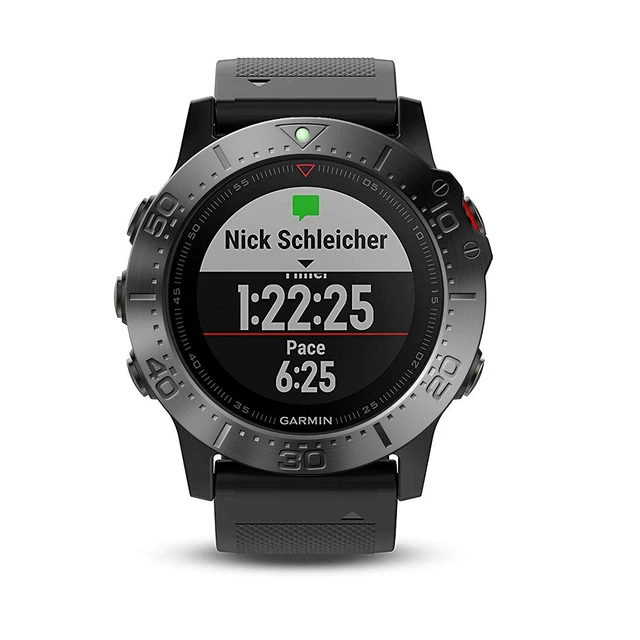 Alt view image 3 of 4 - Stainless Steel Bezel Ring Compatiable with Garmin Fenix 5X Watch Bezel Ring Adhesive Cover Anti Scratch & Collision Protector for Garmin Watch Accessory (Black - Not Fit Fenix 5 / 5X Plus)