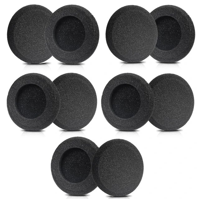 Main image of Ear Cushions for Plantronics Headset Ear Pad Replacement Headphones Earpads Designed for Plantronics Blackwire C320 3210 3220 3320 HW251N HW261N HW510 Jabra Biz 1500 GN2000 PRO 920 930 9450 (10 Pack)